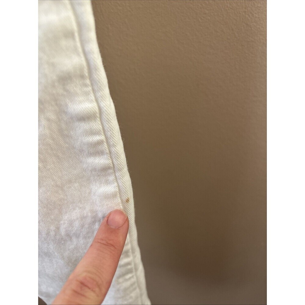 PAIGE Verdugo Ankle Skinny Jeans Women’s 28 Crisp White Mid Rise Denim - Picture 6 of 9